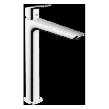 Baterie pentru lavoar Hansgrohe Logis Fine, pipă extra înaltă, fără ventil, crom